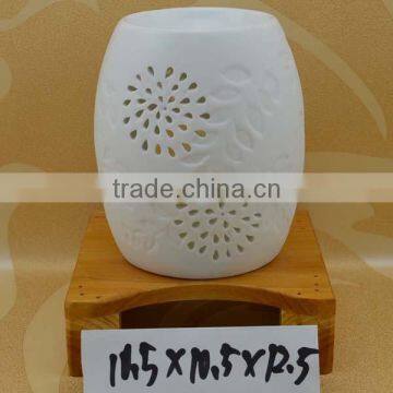 ceramic aroma oil burner with tealight candle factory supply