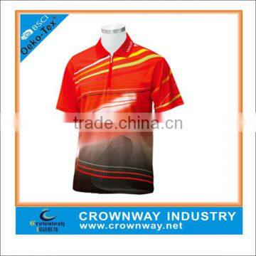 sublimation 100% polyester Dry fit sports Jersey Sports T-shirt for men
