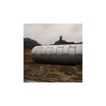 corrugated pipe for civil facility construction, carbon steel culvert pipe