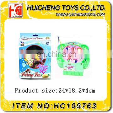 Wonderful Eco-friendly plastic Battery operated fishing game with music for kids EN71
