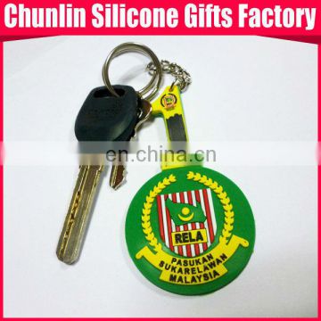promotional rubber soft pvc keychain for Malaysia