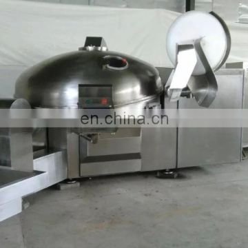 high speed vacuum meat bowl cutter with meat trolley