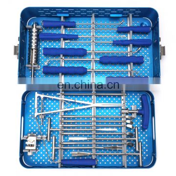 High Quality Spinal Bone Surgery TLIF Peek Cage Instrument Set Spine Orthopedic Surgical Instruments