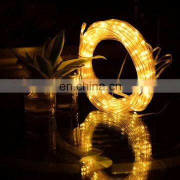 LED Rope Lights Battery Operated with Remote for Garden Party Decoration Waterproof
