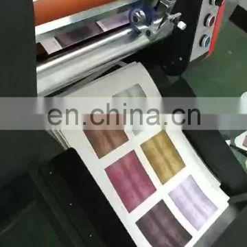 Automatic hot laminating laminator machine for paper and fabric