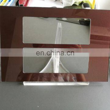 4mm 5mm silk screen printing toughened glass for microwave door