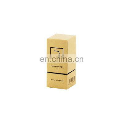 Custom printing logo Kraft hat box for perfume cosmetics packaging box essential packing with foam insert face cream box