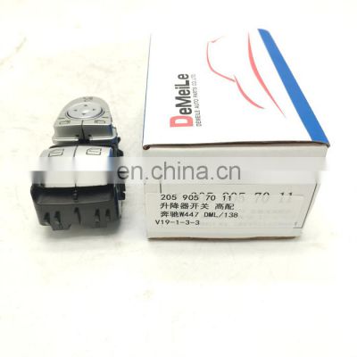 Power Window Control Switch 2059057011 auto parts left side window lifting switch for Benz C-Class