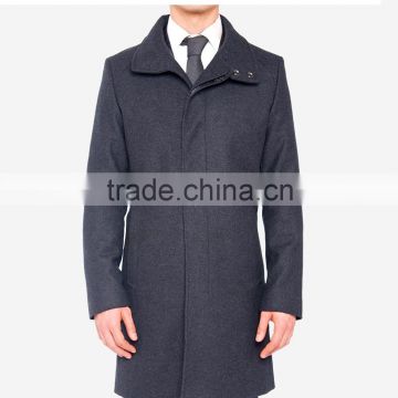 stand collar overcoat/stand collar winter coat/stand collar wool coat/design stand collar coats