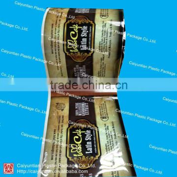 coffee packaging foil roll film/film in roll for snack,coffee,food