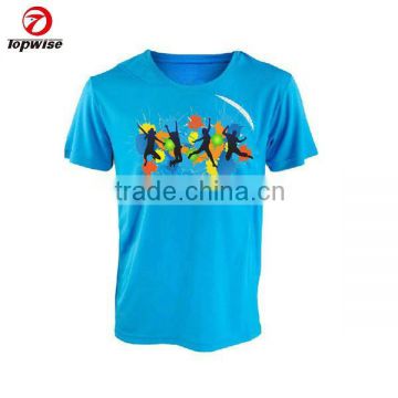 High Quality 100% Polyester O Neck Shirt Made In China Clothing