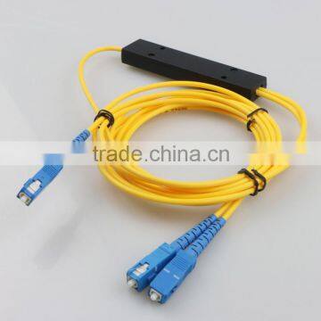 FBT High Return Loss Fiber Optical Splitter with SC/PC 1*2