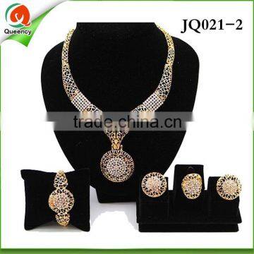 Spring Jewellery Fashion 18K Yellow Gold NecklaceJewellry Set