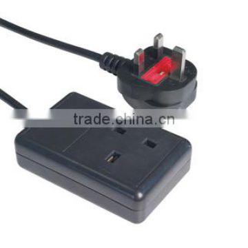 BS1363 UK extension cord socket with switch
