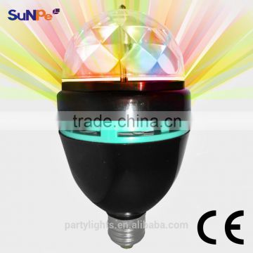 New Black Led Rotational Multi Colored Party Light Home Party Disco Lighting