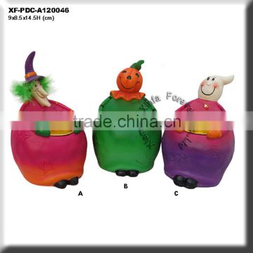 halloween polyresin candle stand