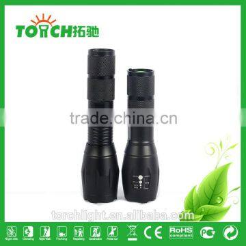 5000pcs only Factory Outlet 10W Cre e XML-T6 led Long Range Zoomable Rechargeable Torch Light