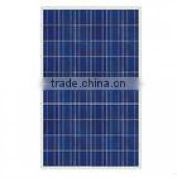 A 230w poly solar panel with TUV IEC CE certificates