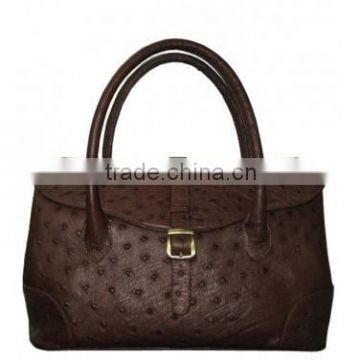 Ostrich leather handbag SOH-004