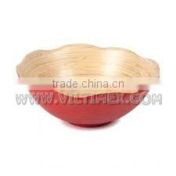 Spun bamboo bowl craftsman