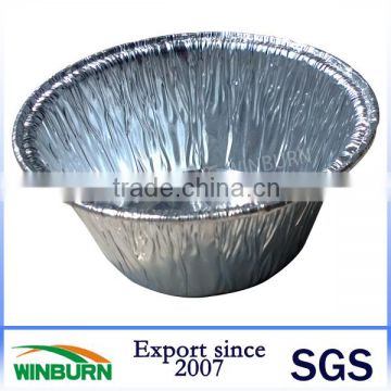 Aluminium foil container for fast food taken easily
