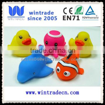 high quality soft plastic baby bath rubber toy
