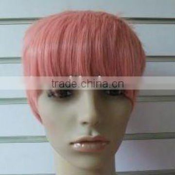 short light red cosplay wigs