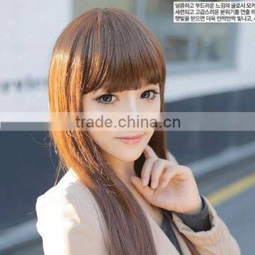 New High Quality Pretty Hair Wigs Japanese Fiber Hair Wigs Long Straight Wigs Synthetic Hair Wig