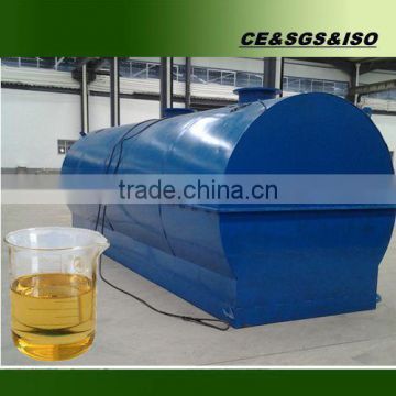 Engineers oversea waste engine oil recycling machine