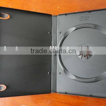 14mm Standard Thickness Plastic Single Black Cover long DVD case