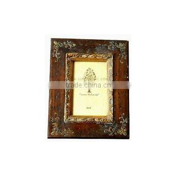 New design decorative delicate fancy distressed picture frame professional