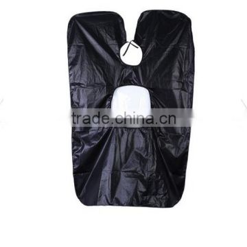 Hairdressing Apron Wrap Hair Cutting Cape Barber Gown Styling Tools with Phone Viewing Window