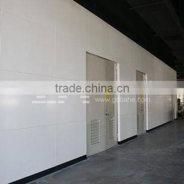 Wall cladding decoration with aluminum wall panels