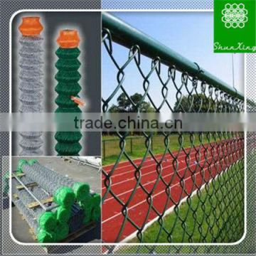 Barbed wire chain link fence/Chain link fencing reinforcing meshes Professional factory