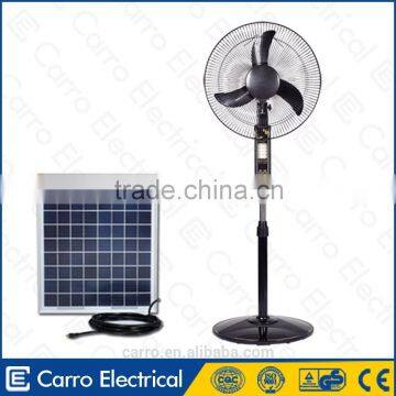 Carro Electrical 16inch 12v 15w solar fan with lights DC-12V16B