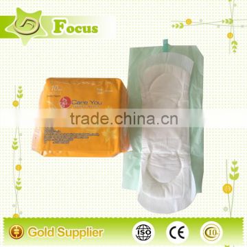 Ultra-thin soft and breathable disposable super absorbent blue diffusion layer sanitary napkin