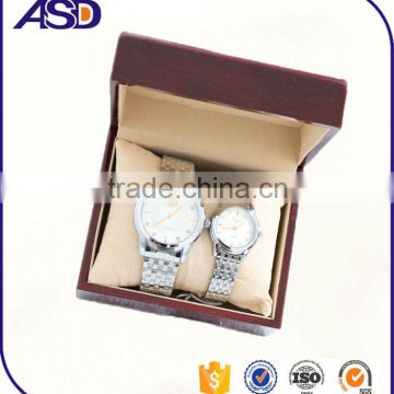 high quality professional custom made wooden watch boxes for couple