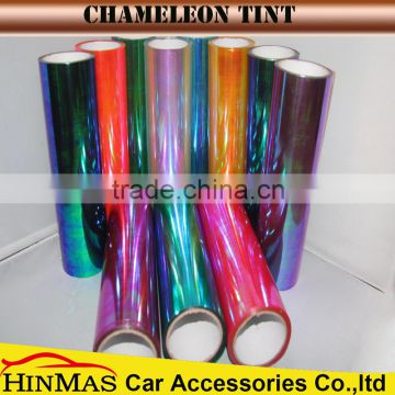 Factory Supply Chameleon PVC Material Car Body Self Adhesive Car Color Change Vinyl Film