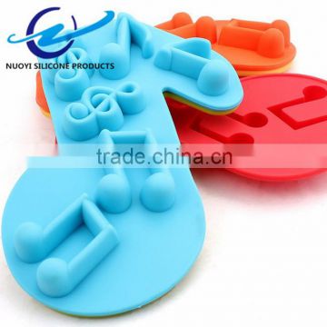 New 3D Music Notes Shape Wholesale Ice Cube Tray Silicone