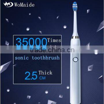 2.5MM Slimmer Dental Travel Personalized toothbrush with patent