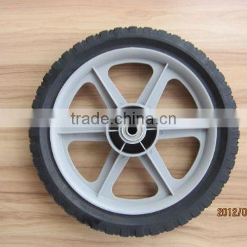 16x1.75 404mm semi-pneumatic small spoke lawn mower wheel best sales in market