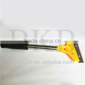 4 inch detachable stainless steel paint scraper with long rubber handle