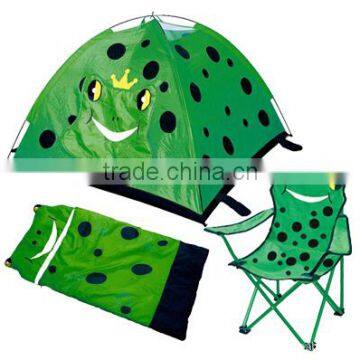 Lovely prince frog kids sleeping tent set