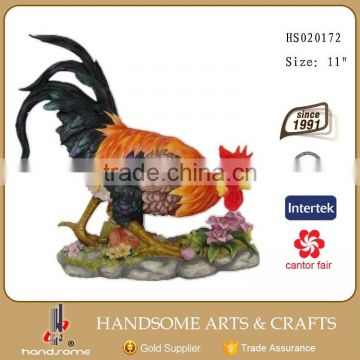 11 Inch Resin Craft Animal Sculpture Year of the Rooster