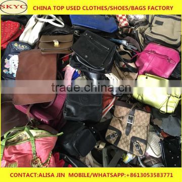 Dongguan sorting fashion big designer bags ladies used office bag handbags second hand leather bags best selling in Africa