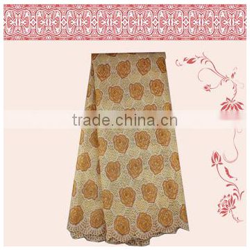 African Lace Laterials SL0301-3 Pink Flower Lace