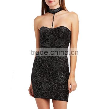 fashion sexy wholesale party pattern design women backless elegant bandage prom dress sleeveless evening dress