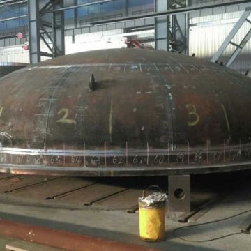 Pressure Vessel Conical End with Cladding Plate