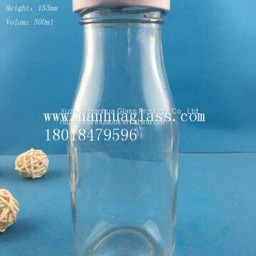 300ml Beverage glass bottle,Juice glass bottle,Milk glass bottle