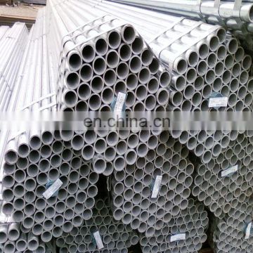 scaffolding pipe/good quality bs 1387 round gi tube / hot dipped galvanized weld ms carbon steel pipe